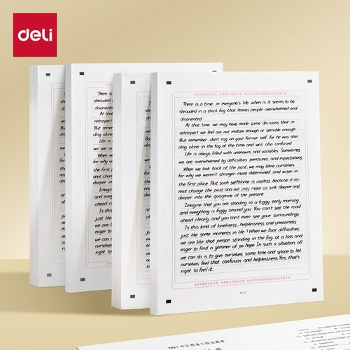 新版2025年高考英语作文纸中考答题卡考研专用A4一二英语模拟考试卡纸双面大学生考试标准书写研究生稿纸