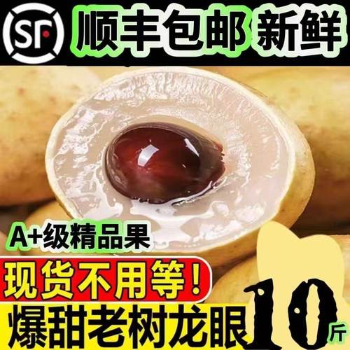 泰国龙眼新鲜进口桂圆当季水果非石硖孕妇脆甜大果5斤包邮整箱