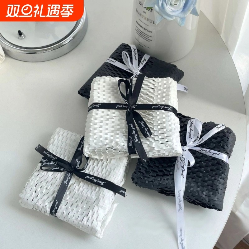 出卡打包蜂窝纸包装纸花束鲜花包花纸网眼内衬礼物纸花艺材料礼盒礼物