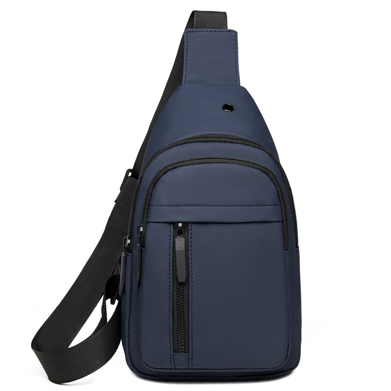 休闲男士胸包时尚单肩运动斜挎包多功能潮包斜背包小包邮差包男包
