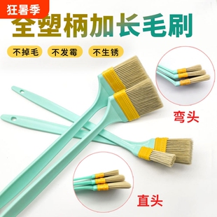 长柄油漆刷船用棕毛弯头刷直头刷扒刷工业机床刷平头机床刷异型刷
