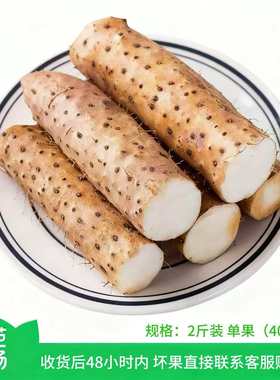 【芭芭农场兑换】小白嘴山药2斤装单果40cm＋