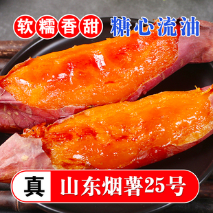 山东烟薯沙地糖心蜜薯烤地瓜红心红薯正宗蜜薯山芋番薯农家自种