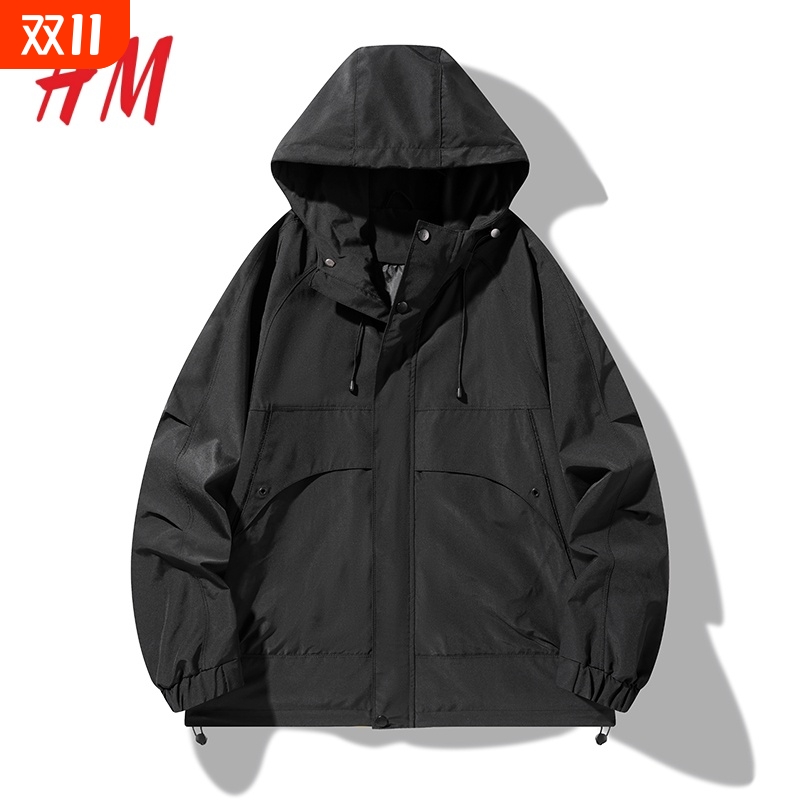 HM夹克外套冲锋衣户外徒步登山