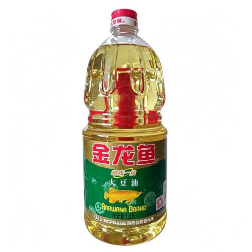 【金龙鱼】1.8L精炼一级大豆油整箱6瓶装家用油炸烘焙