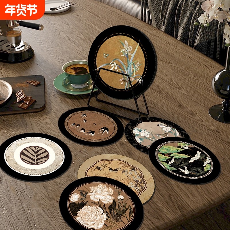 沥水垫台面吸水隔热垫杯垫碗盘垫高级感餐垫桌垫硅藻泥防烫中古,居家布艺,餐垫,淘宝优惠券,粉丝福利购,淘宝优惠卷