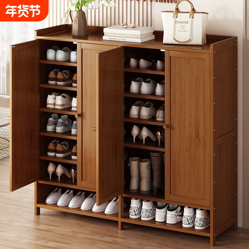 鞋柜家用门口鞋架子多层进门防尘室内玄关柜一体储物柜入户收纳