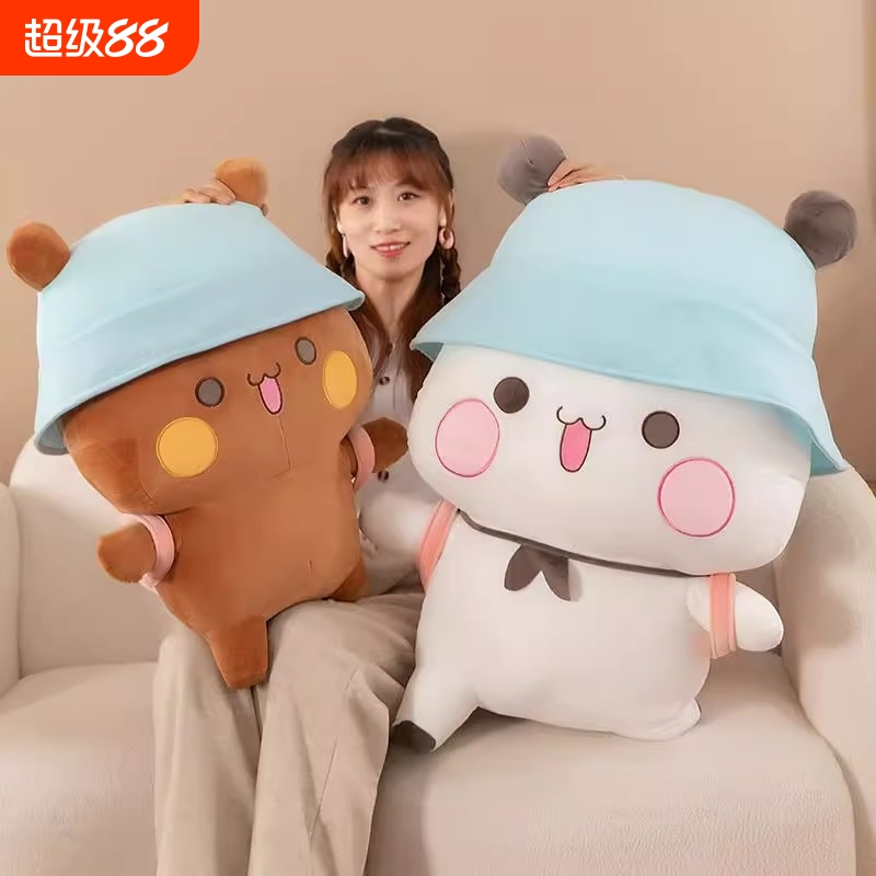 公仔玩偶奔跑的一二布布背包款