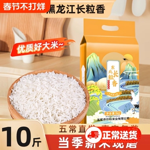 25年新米东北长粒香10斤优质大米真空包装黑龙江五常周边非10kg