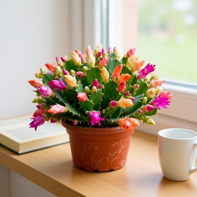 蟹爪兰盆栽带花苞|超5000次加购