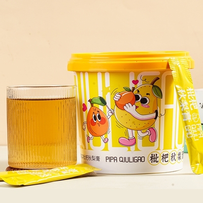 枇杷秋梨膏210克/桶婴儿童款泡水喝润喉秋梨膏独立包装养生