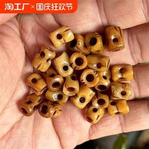 牦牛骨骷髅头散珠民族风配件手工雕刻打磨尸陀林藏式配饰男女款