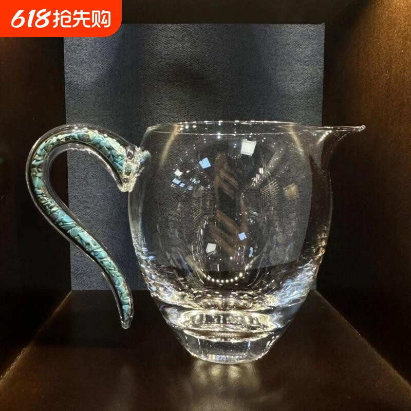 水晶玻璃高档绿松石透明耐热茶具套装茶壶功夫加厚茶杯茶器