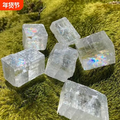 方解石标本石黄白方解石