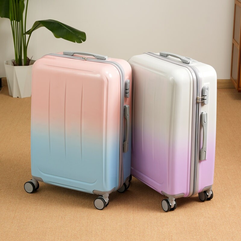 学生行李箱20寸登机箱24拉杆箱轻便旅行箱大容量玫瑰金蓝色黑色