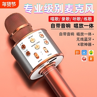 无线全民k歌话筒音响一体蓝牙麦克风儿童家专用手机电视唱KTV神器