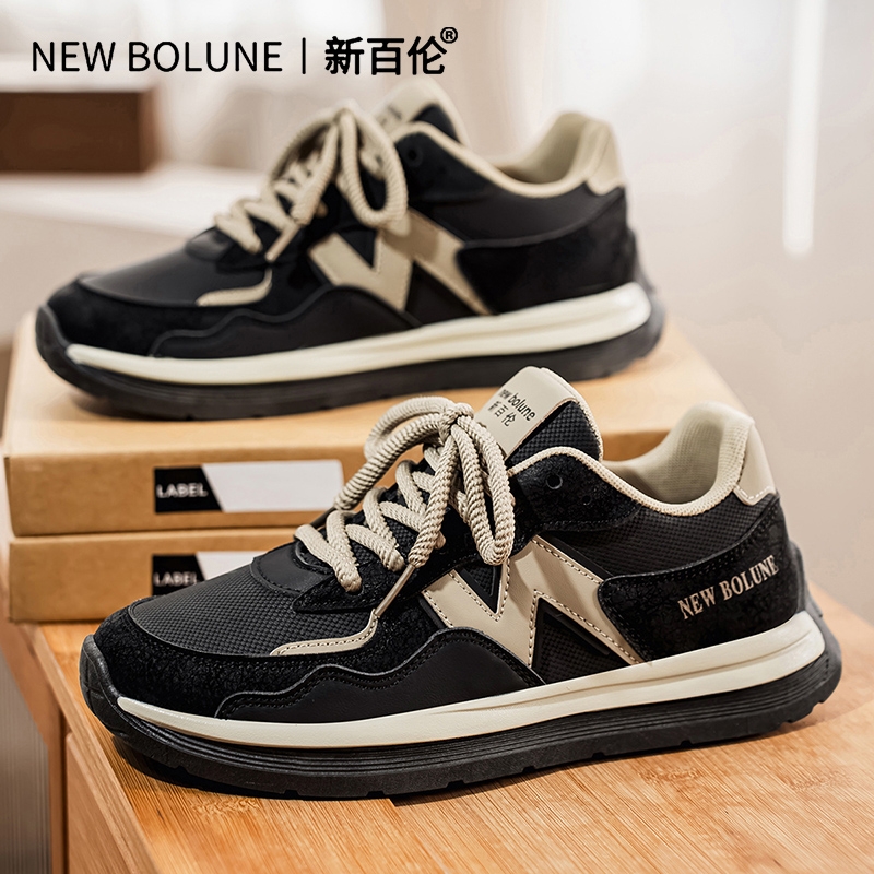 NEW BOLUNE/新百伦男鞋秋季透气阿甘跑鞋百搭潮流运动休闲老爹鞋