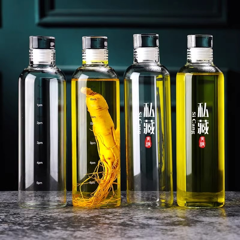玻璃泡酒瓶食品级专用分装密封罐家用高档加厚白酒瓶长期分装瓶