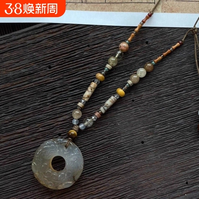 山寺ShanSi貔貅平安扣国风禅意项链新中式古风清冷感锁骨链配饰