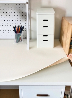 学习桌书桌垫自由裁剪白色桌布书桌桌面垫子ins女生办公桌防水