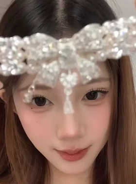 重工复古法式镶钻蝴蝶结多层仿珍珠缠绕手链轻奢小众精致高级感