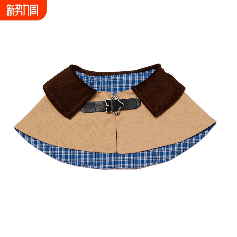 巴恩风宠物假领狗狗猫咪英伦范领带披肩围脖秒变时尚小绅士围嘴