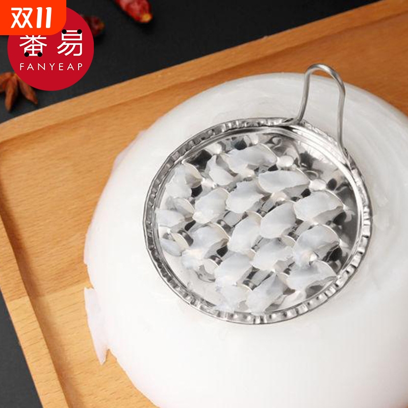 凉粉刮AB1sn0-刮子凉皮刀刮擦器大细孔刮丝锣家用刨丝厨房工具