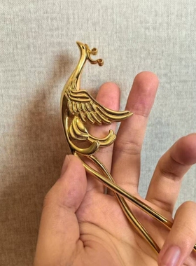 盛世天下礼泰同款鸢飞戾天凤凰发簪女复古汉服马面裙头饰立体凤钗