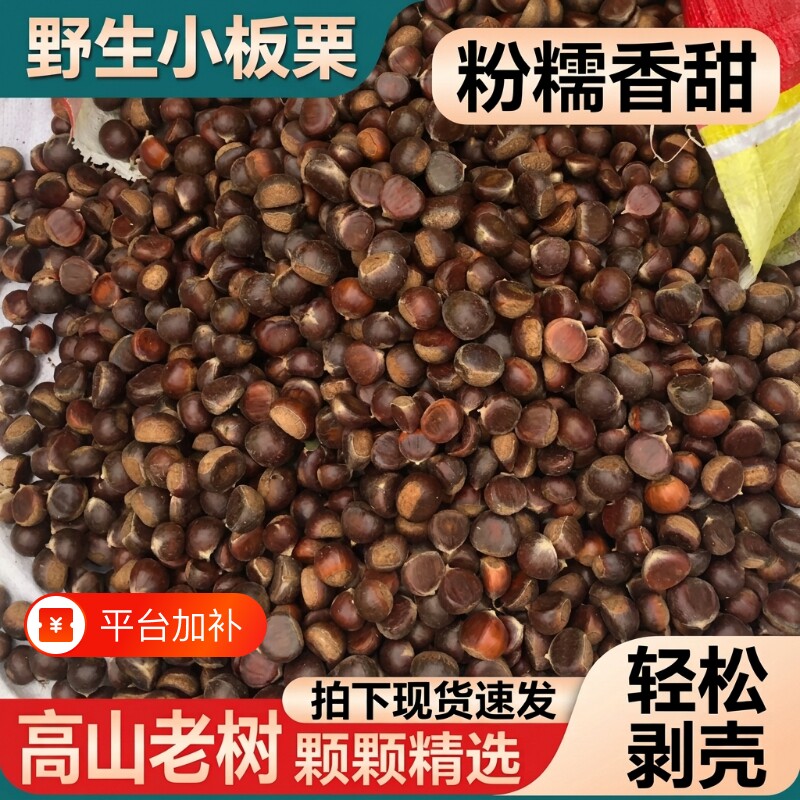 正宗迁西小板栗野生小毛栗炒板栗小油栗子好去皮软糯香甜燕山板栗