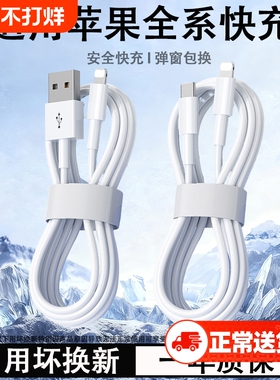 驯龙师适用iPhone16数据线15promax14苹果13充电线17器PD30w手机11/XR快充8p车载iPad平板12闪充2米7plus20w