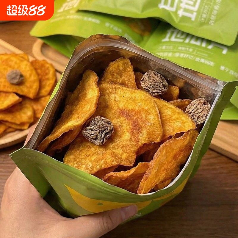 山姆佳袋装甘梅地瓜干红薯片香脆解馋零食蜜薯网红小吃健康蔬菜
