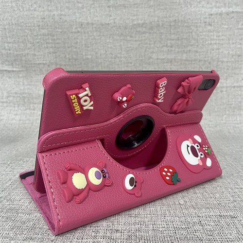 草莓熊360旋转皮套ipad保护壳