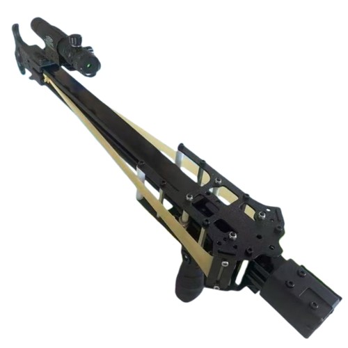 新款闪龙连发复合弓户外精准弹弓超远射程小巧轻便钢珠