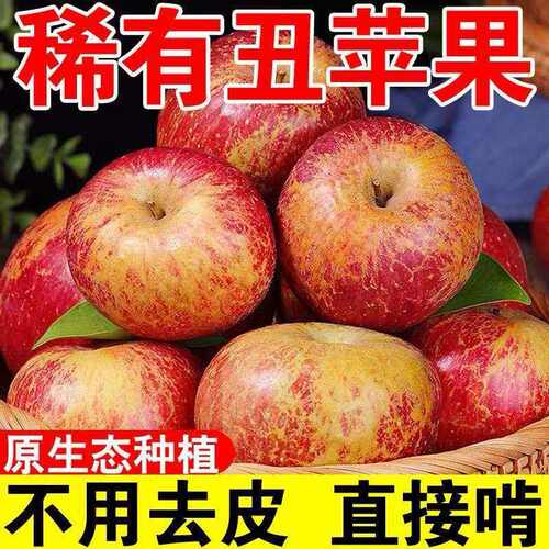 【冰糖心】头茬高山丑苹果新鲜苹果红富士脆甜冰糖心水果整箱批发