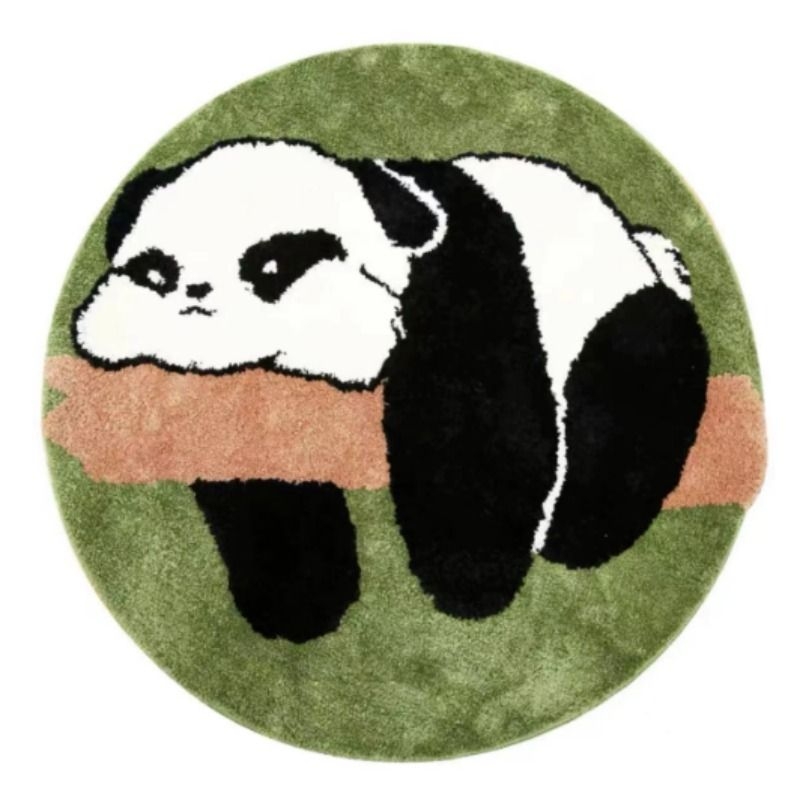圆形地毯仿羊绒可爱凳子垫椅子垫沙发垫加厚绒毛化妆凳垫子防滑