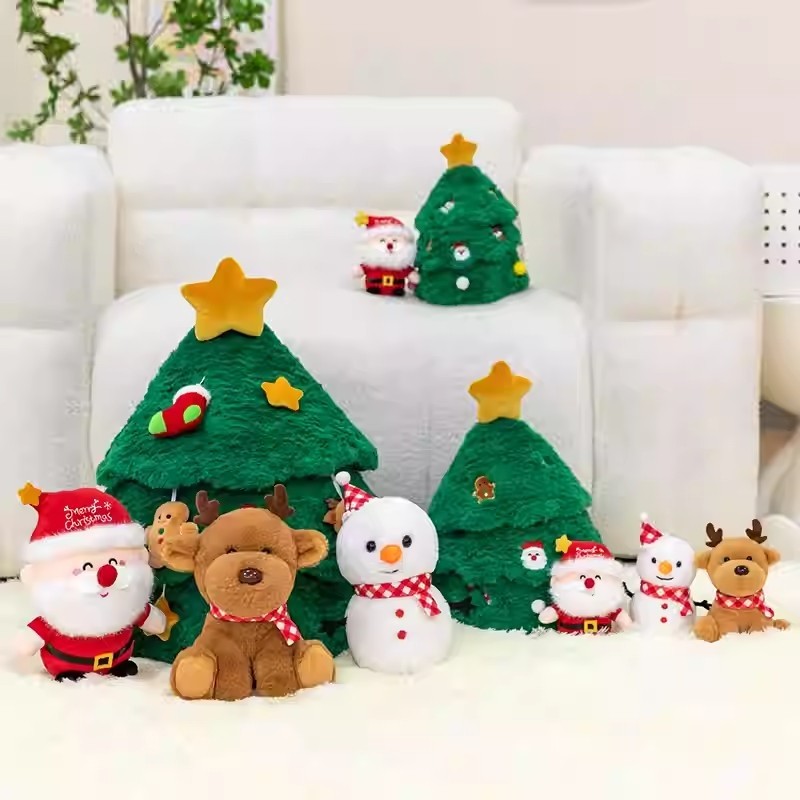 圣诞树创意毛绒玩具可爱玩偶娃娃送闺蜜礼物公仔圣诞礼物女孩,玩具/童车/益智/积木/模型,毛绒/玩偶/公仔/布艺类玩具,淘宝优惠券,粉丝福利购,淘宝优惠卷