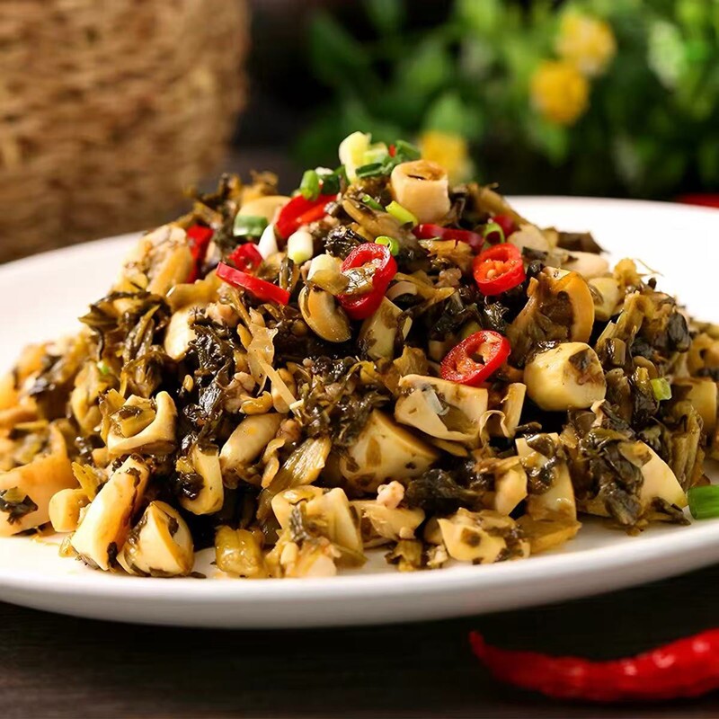江西特产酸菜小笋江西风味素食小菜下饭菜开味酸竹笋当季新笋嫩笋