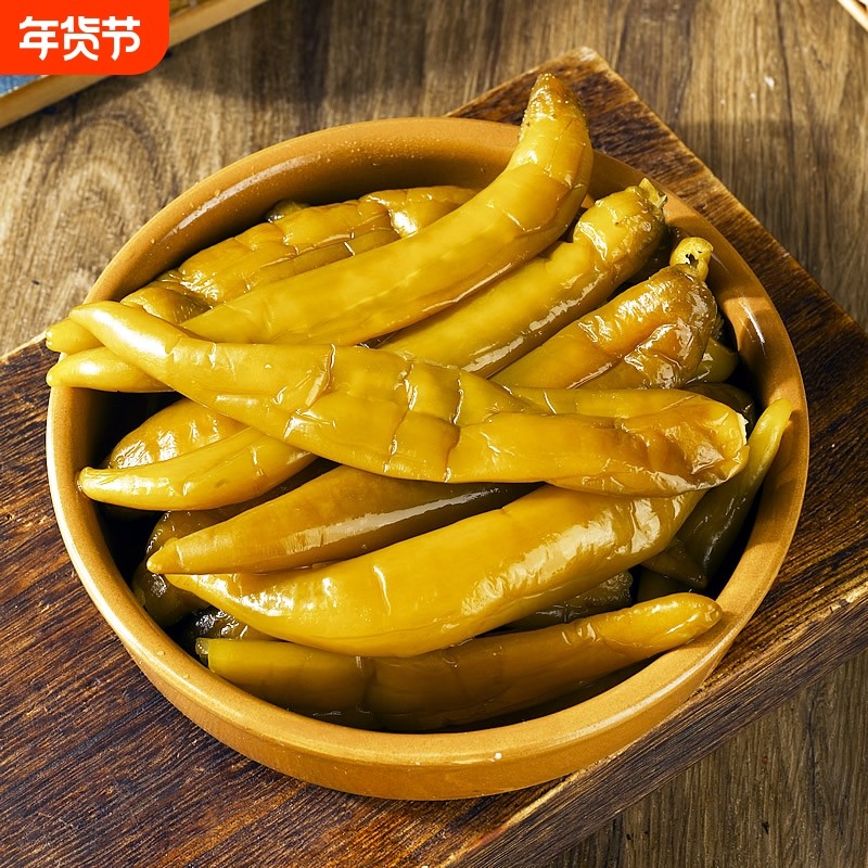 湖南辣菜腌辣椒酸辣下饭菜辣椒酱咸菜泡菜青椒坛子辣椒凉拌菜老坛