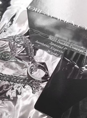 蔡徐坤专辑主题印象项链周边潮流小众时尚简约送闺蜜女友生日礼物