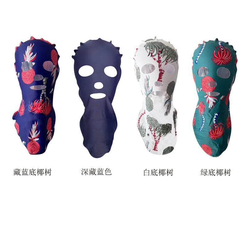 潜水帽游泳头套防水母套头脸基尼夏季户外脸基尼防晒面罩防紫外线