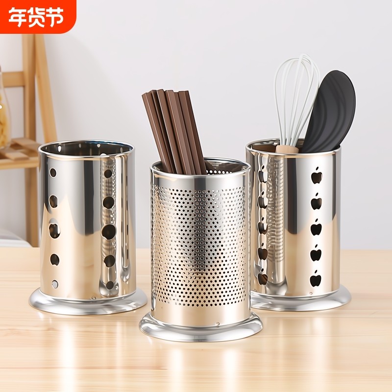 筷筒不锈钢筷子筒筷子篓沥水筷子笼签子桶串串香竹签筒不绣钢收纳