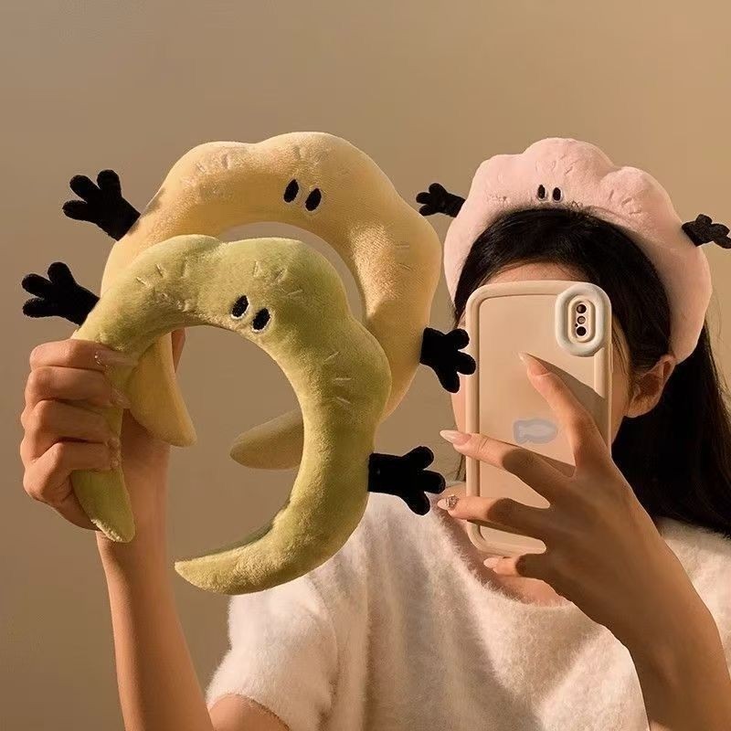 可爱搞怪毛绒发箍女款秋冬头箍发卡洗脸敷面膜洗漱专用束发带头饰