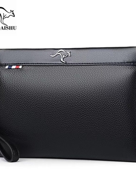 男士手包男包休闲 多功能男式软皮手拿包信封包包手抓包夹包男