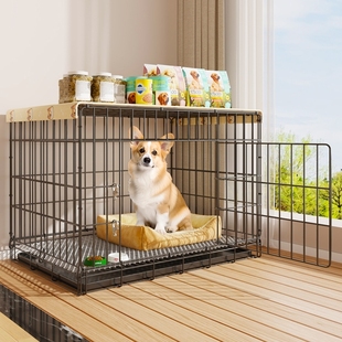 狗笼子中型犬小型犬泰迪室内猫笼带厕所比熊家用宠物狗窝折叠超大