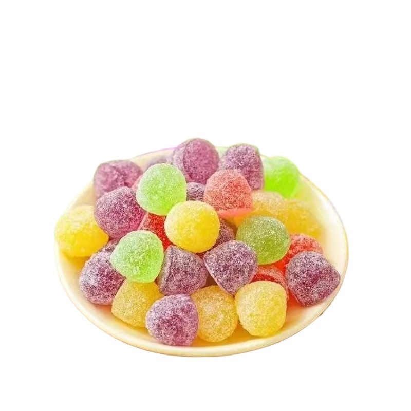 酸砂软糖网红爆款水果果汁软糖独立包装怀旧糖果儿童零食批发