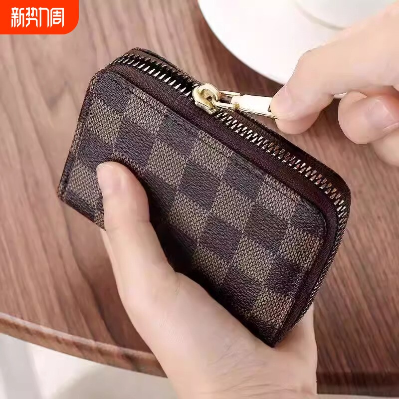 迷你卡包新款防盗刷消磁多卡位驾驶证卡夹风琴小巧多功能零钱包女
