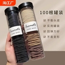 耐用头绳发圈橡皮筋女扎头高弹力新款 桶装 高马尾发绳皮套皮圈头饰