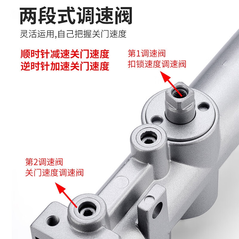 隐藏式暗装闭门器静音缓冲闭合神器酒店宾馆隐形门专用暗藏闭门器