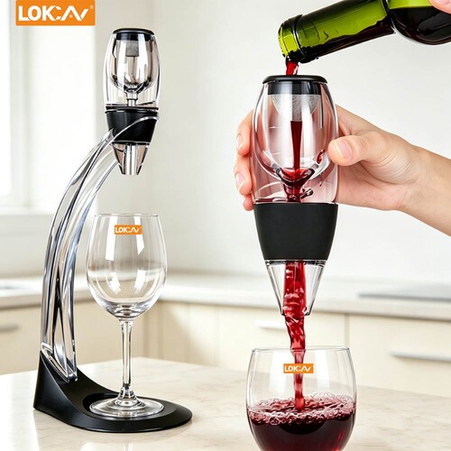 LOKCAN魔术快速醒酒器红酒分酒器