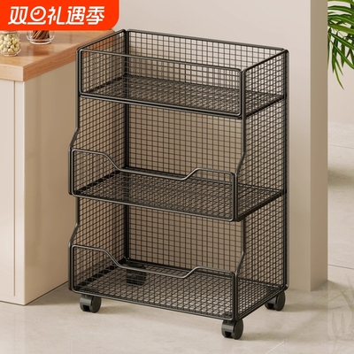 厨房蔬菜置物架放水果家用落地多功能收纳台面调料多层菜篮菜架子